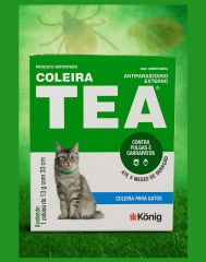 Coleira Antipulgas Tea 327 Gatos - Casa das Vacinas